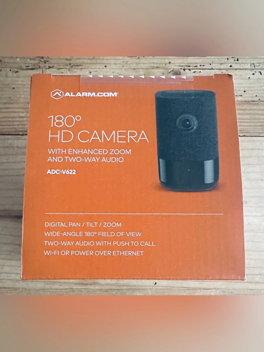 Alarm.com 180° HD Camera ADC-V622 - Black - Brand New Sealed Box